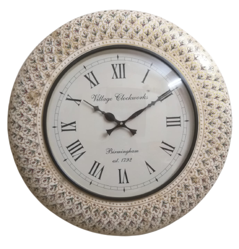Handmade Wooden Wall Clock - Image 3
